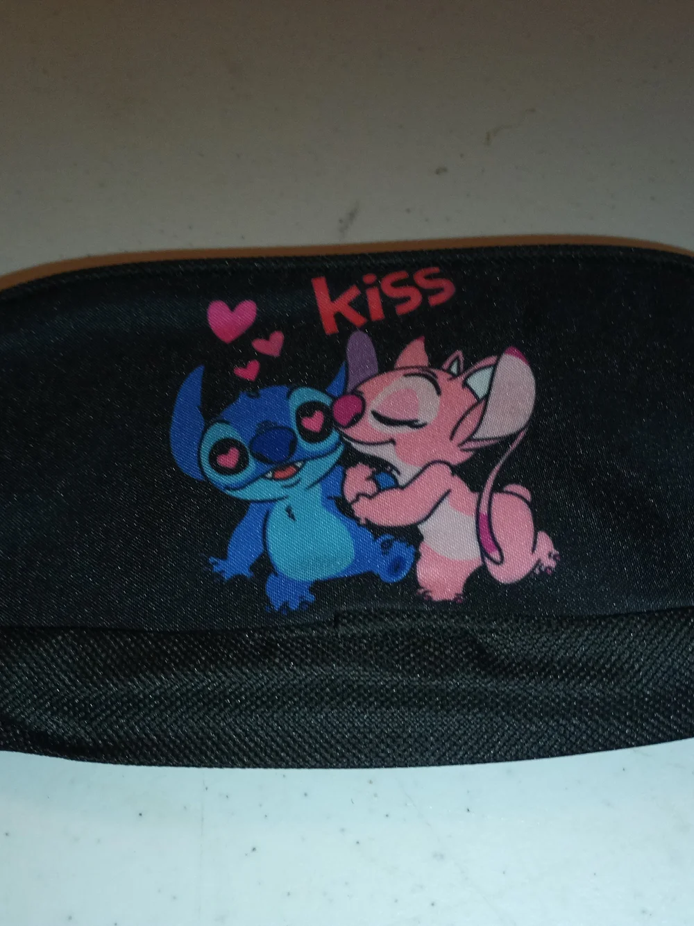 ​NWOT Stitch & Angel Kiss Lunch Bag & Matching Pencil Case Pouch Set